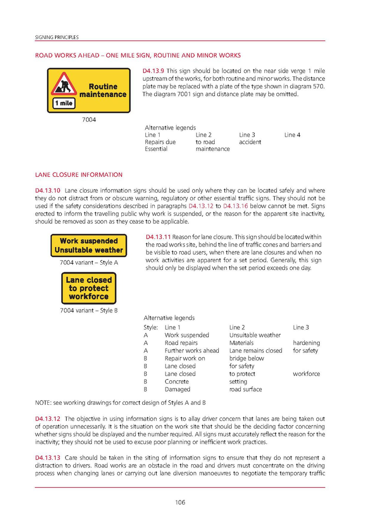 traffic signs manual chapter 8 part 1 design
