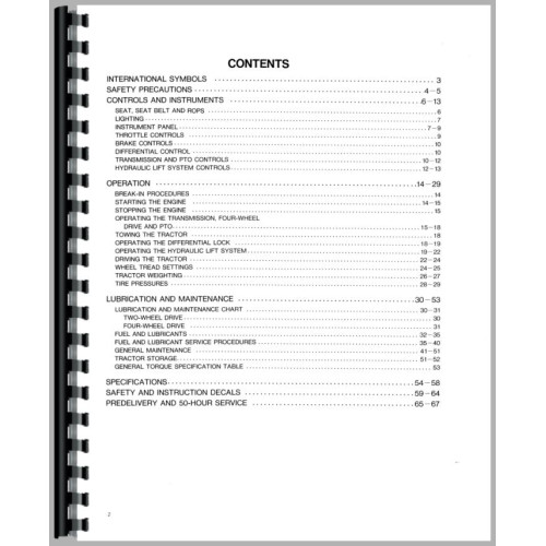 ford 1720 tractor parts manual
