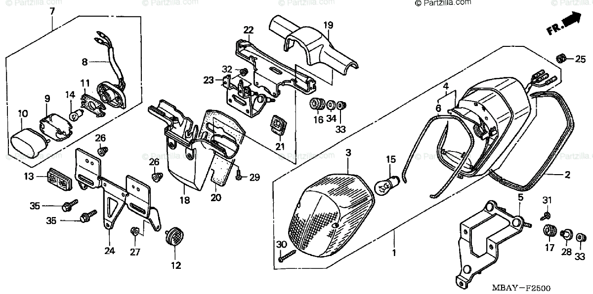 parts manual for 2001 vt750cd honda shadow