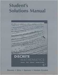 discrete mathematics dossey 5th edition solution manual