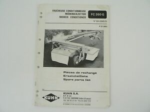 kuhn fc 300 parts manual