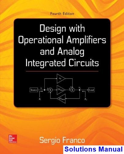 analog integrated circuit design solution manual