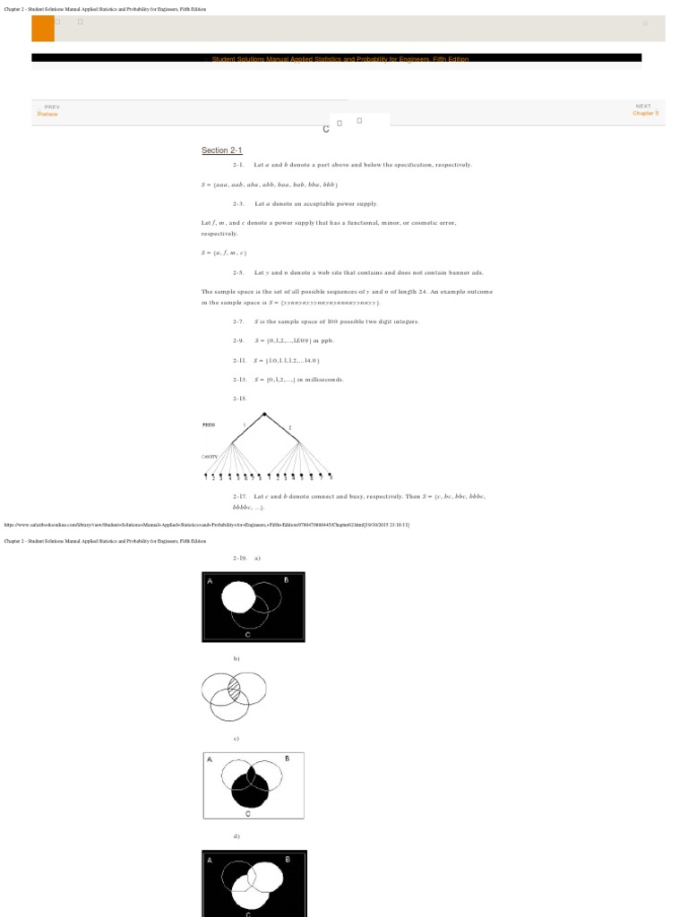 engineering statistics montgomery solutions manual pdf