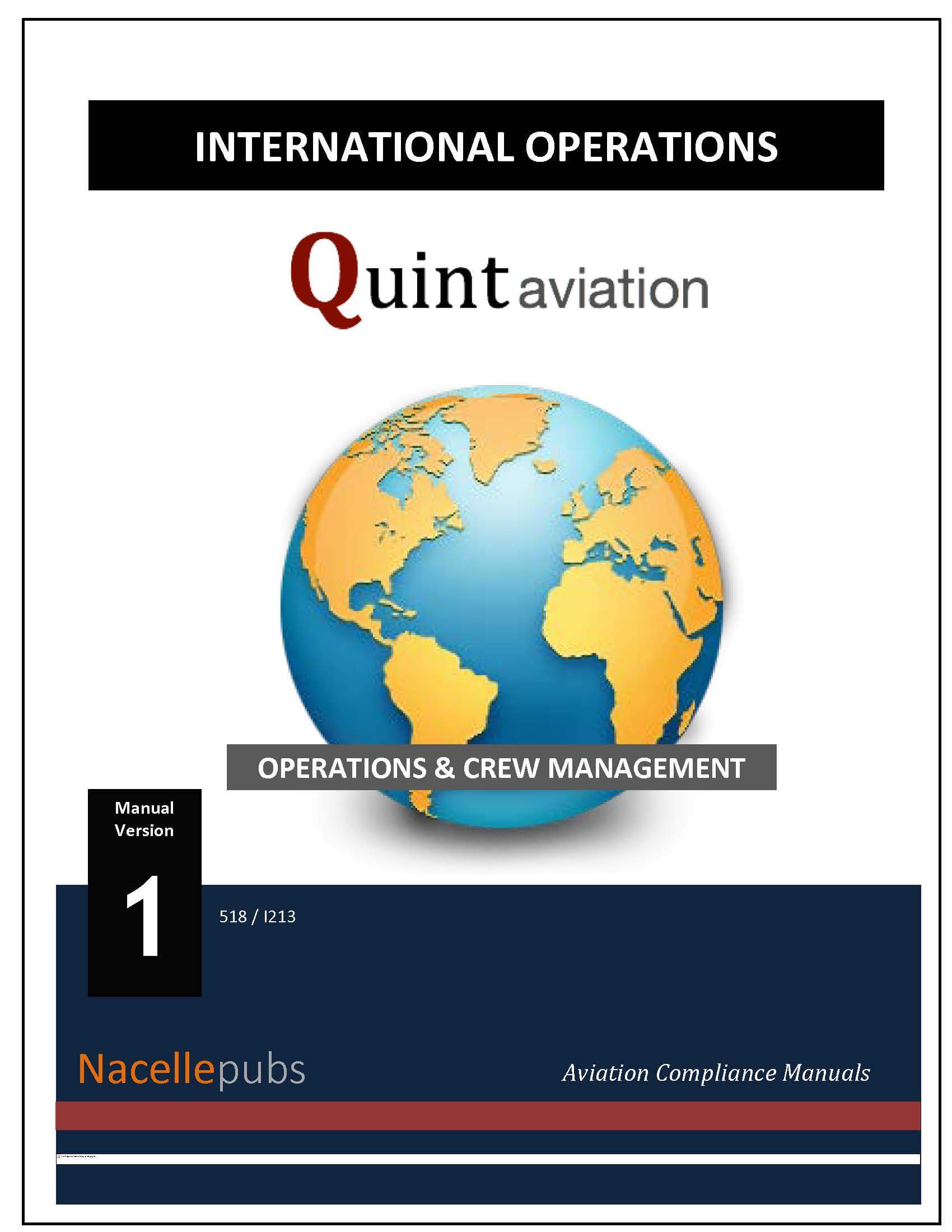 part 91 international operations manual