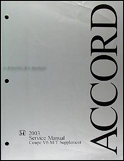 2003 honda accord v6 ex repair manual