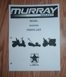 murray 18-42 tractor parts manual