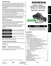 honda gcv 160 manual pdf