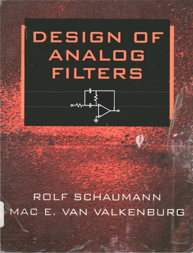 design of analog filters schaumman solution manual