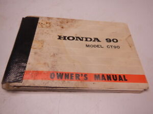 owners manual for honda ct90