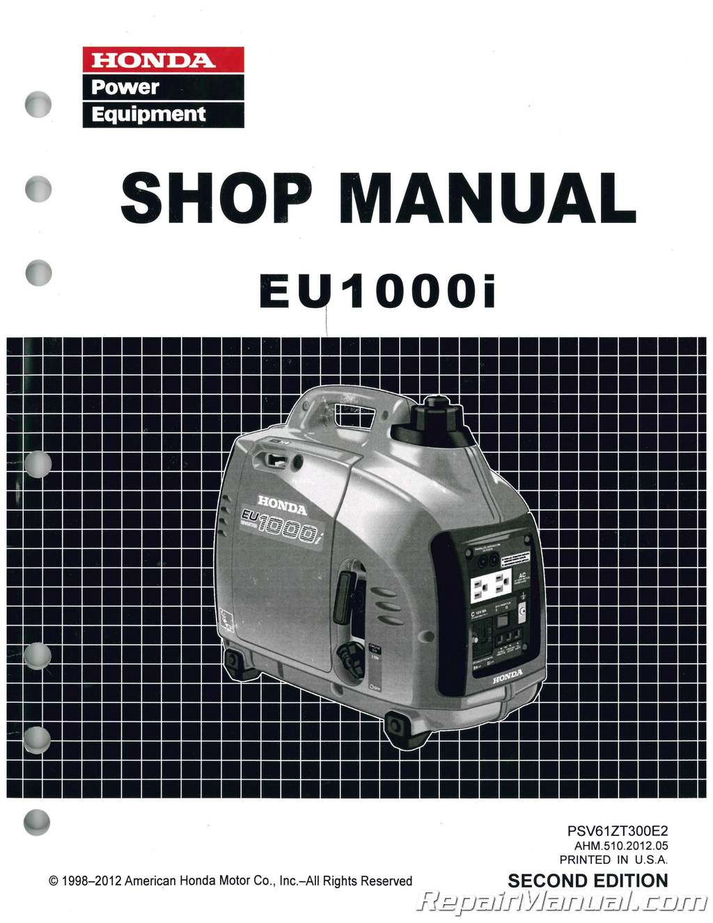 honda eu1000i generator parts manual