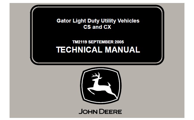 john deere gator cs parts manual