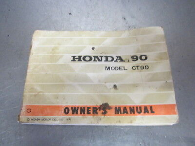 owners manual for honda ct90