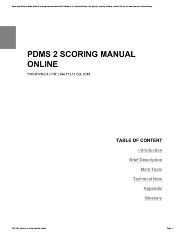 scoring manual for plai 2