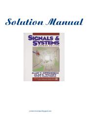signals and systems oppenheim pdf solution manual